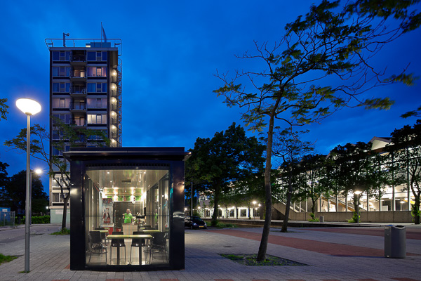 Rotterdam, Kiosken Slinge, Bijvoet architectuur